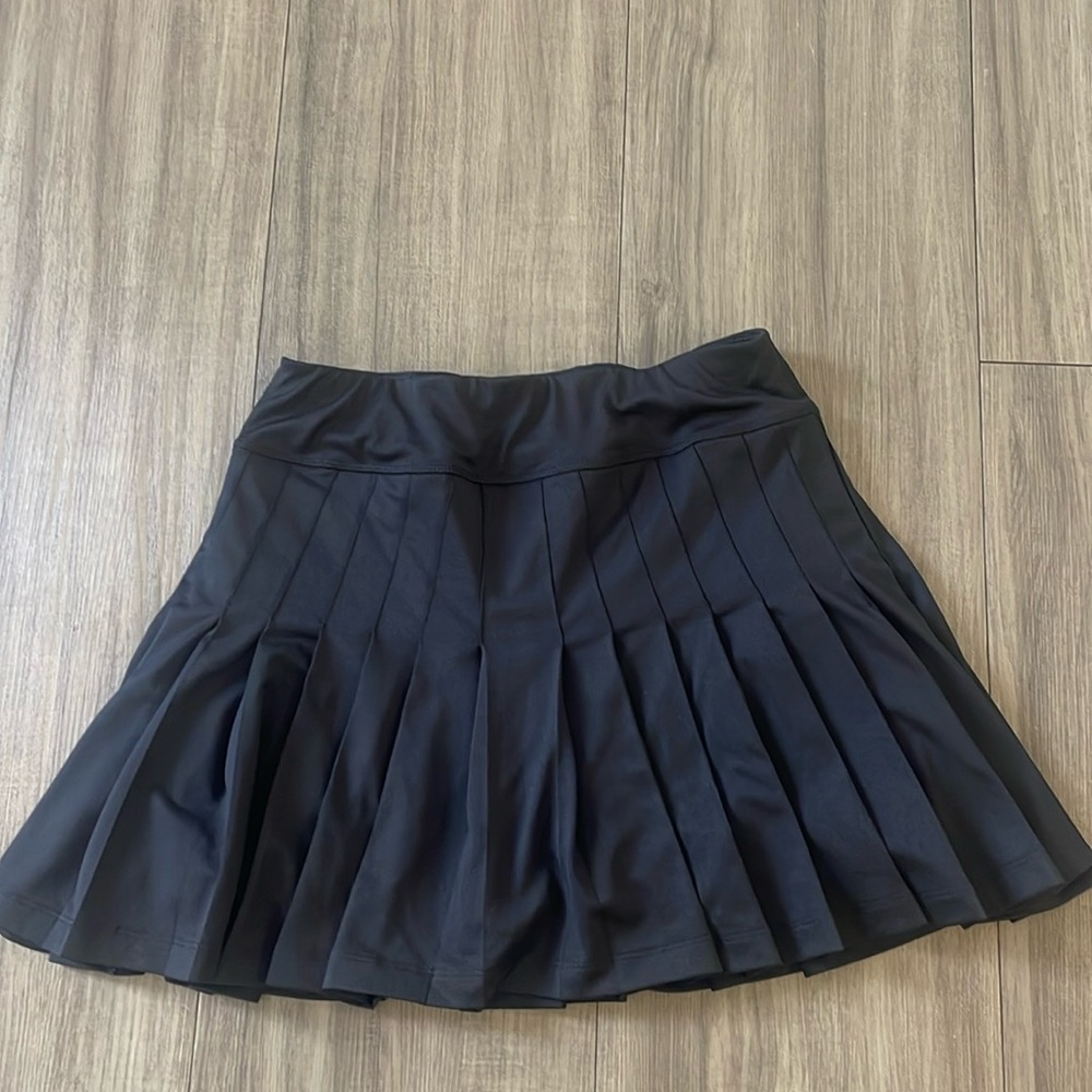 Black tennis skirt